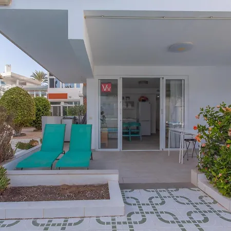 Con Terraza Y Piscina En Playa Del Ing Апартаменты Плайя-дель-Инглес