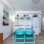 Con Terraza Y Piscina En Playa Del Ing Lägenhet